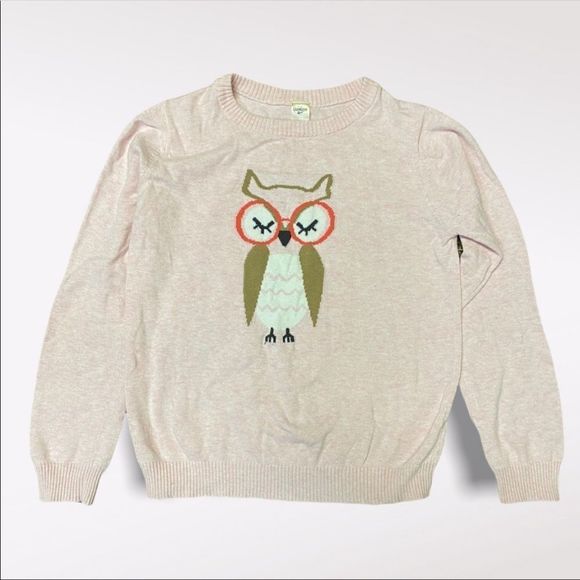 OSHKOSH | Girls Pink Owl Sweater - Picture 1 of 3